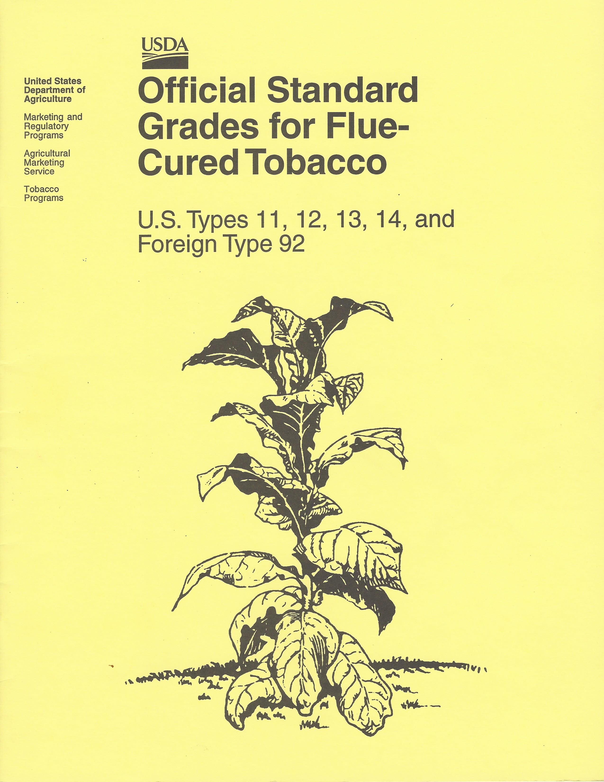 tobacco grades USDA Standard Grades Information