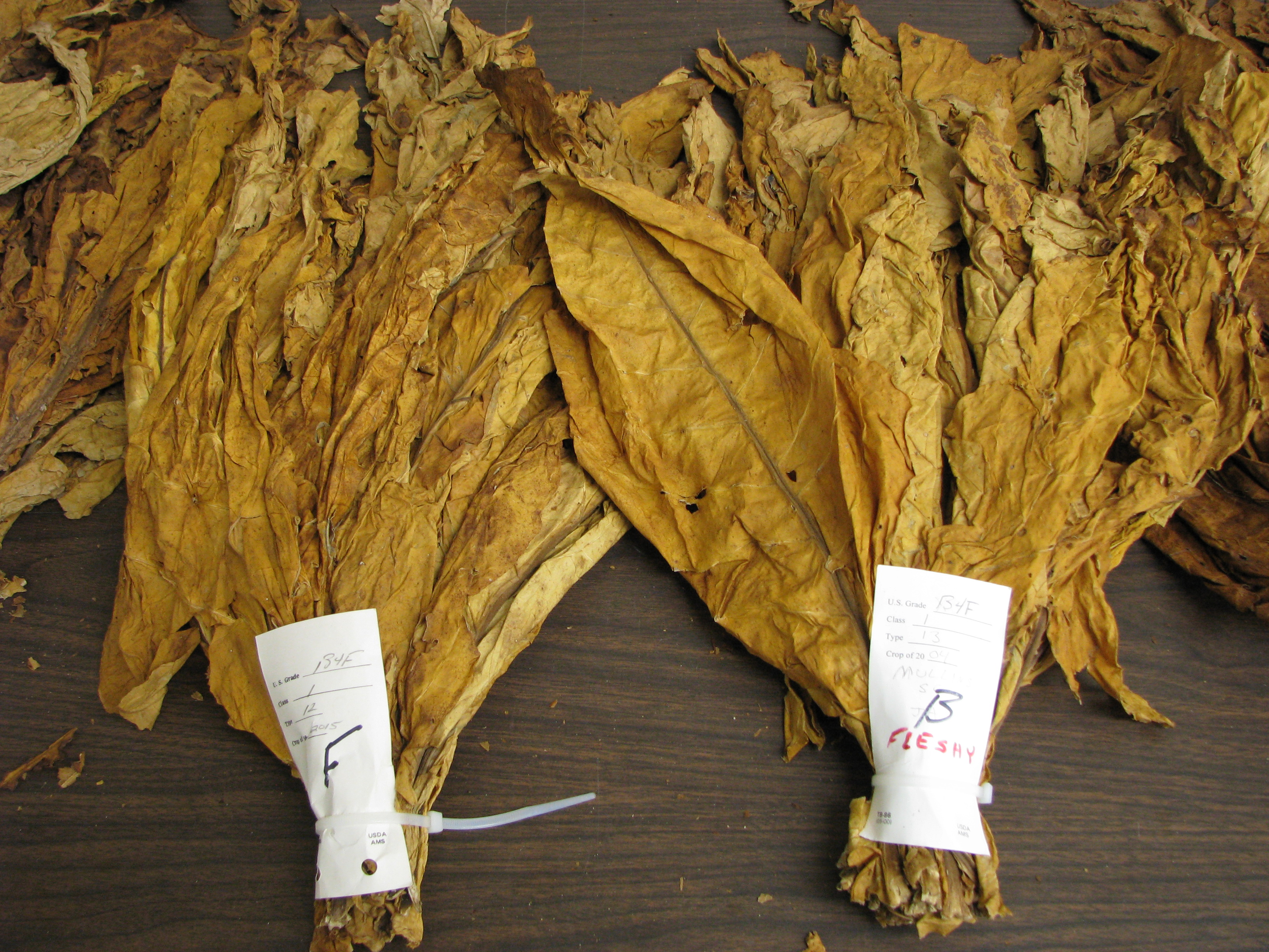 a leaf tobacco US Leaf Characteristics